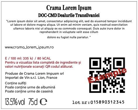 Cum se modifică etichetele de vin din decembrie 2023?
